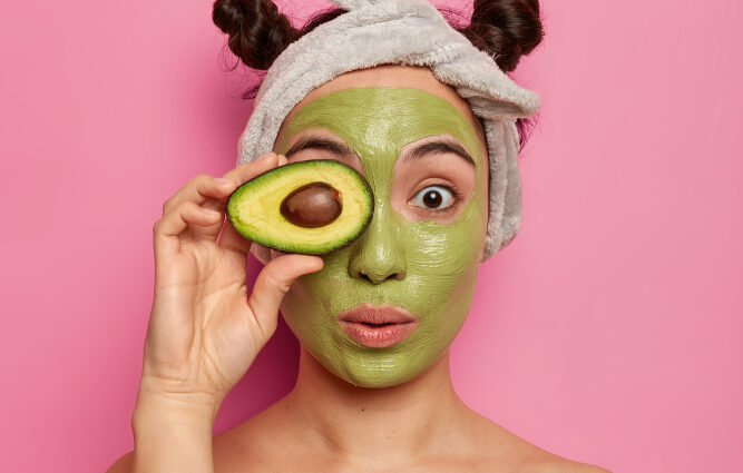 DIY skincare, natural remedies, avocado and yogurt mask