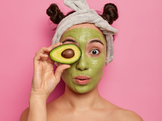 DIY skincare, natural remedies, avocado and yogurt mask