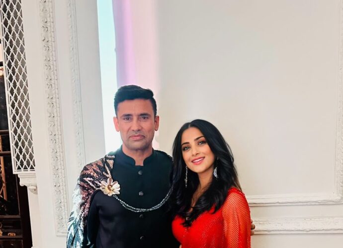 Anjali Phougat's Satori collection, featuring Sangram Singh as showstopper