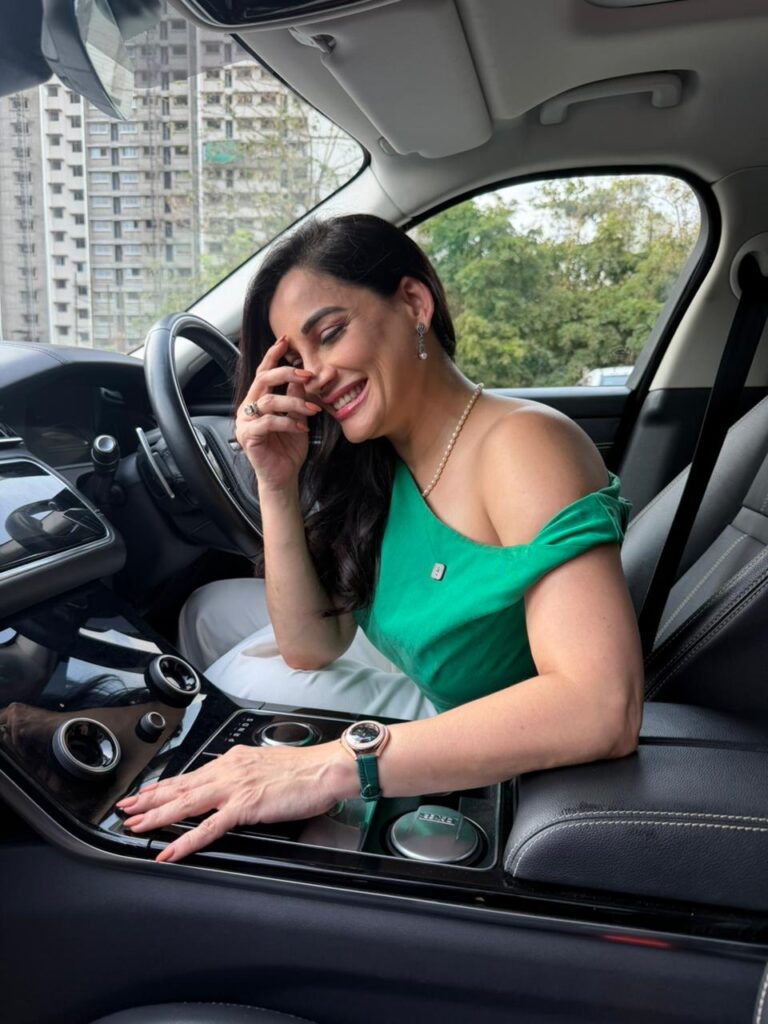 Kanika Maheshwari during an exclusive interview discussing Auto Affairs podcast, celebrity first car stories, Pooja Gor, Kiku Sharda and Ratan Tata.
