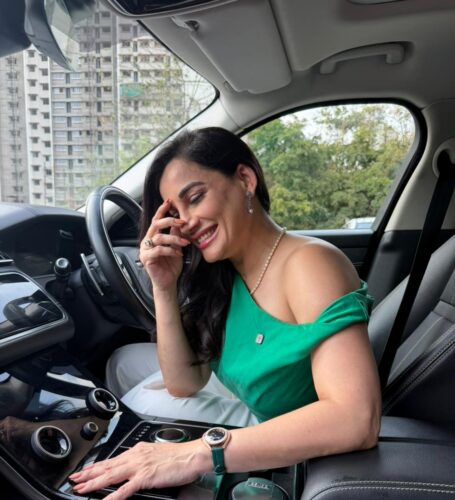Kanika Maheshwari during an exclusive interview discussing Auto Affairs podcast, celebrity first car stories, Pooja Gor, Kiku Sharda and Ratan Tata.
