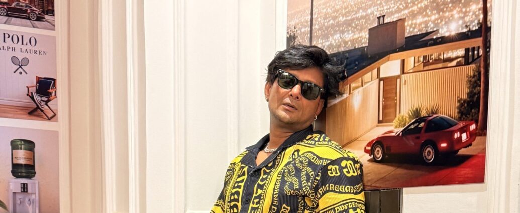 Ronny Rajhit promoting his single Sharmili SharmiliNa